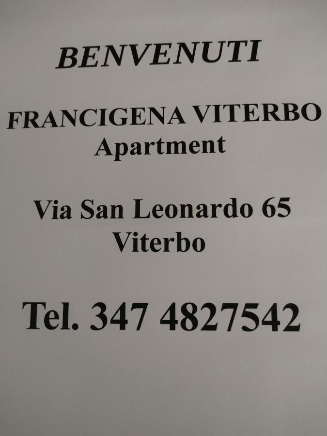 Francigena Viterbo Apartment Con Parcheggio Gratuito A Soli 2 Minuti Luaran gambar